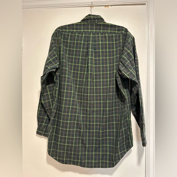 Vintage Polo Ralph Lauren Sz:M Long Sleeve Plaid 100% Cotton Button Down. - Picture 2 of 9
